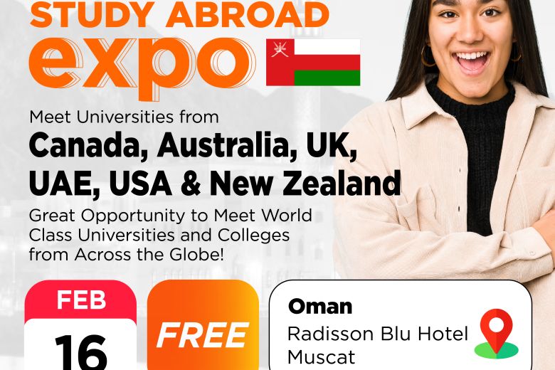 StudyCo Study Abroad Expo With World Class Universities in Muscat Oman 